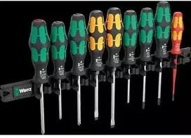 Rinkinys Wera įrankiai Wera 9650 magnetinė juostelė Kraftform atsuktuvų rinkinys, 9 vnt