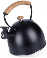 Ultra Clean Vilde Švilpiantis virdulys, plieno, juodas, 2,5 l