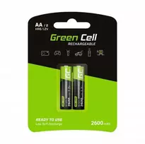 Green Cell AKUMULATORKI Žalias Cell 2x AA HR6 2600mAh GR05