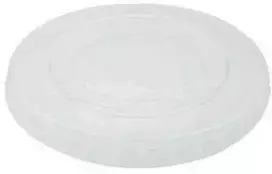 Antalis Zip Trading Vienkartinis dangtelis 110 ml padažo indeliui, skaidrus, PET, 100 vnt.
