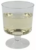 Øvrige Baltojo vyno taurė ant fiksuoto pagrindo PS 15cl, 17cl skaidri 10 vnt./vnt. Skaidri 1x1x1mm (10 vnt.)