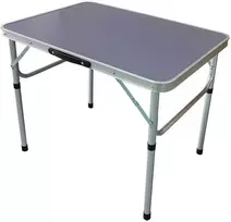 Enero Camp Sulankstomas kempingo staliukas 75x55x25–59 cm pilkas