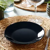 Bikuvalt Lėkštė desertinė LUMINARC ZELIE 18 cm Juoda