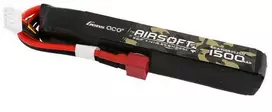 Gens ace 25C 1500mAh 3S1P 11.1V Airsoft Gun Lipo baterija su T kištuku
