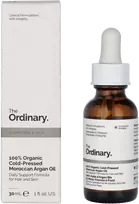 The Ordinary 100% Organic Moroccan Argan Oil 100% tyras, šalto spaudimo Maroko argano aliejus, 30 ml