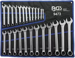Bgs Technic Kombinuotų raktų rinkinys | Coliniai dydžiai | 1/4 "- 1.1/4" | 25 vnt. (9473)