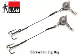 Sistemėlė Galvakablis DAM FZ Screwball Jig Rig
