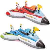 Pripučiamas plaukiojimo lėktuvas su vandens pistoletu Intex 117x117 cm