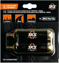 Suspausto oro CO2 balionėlis SKS pompai Airbuster (2x24g), su sriegiu