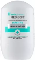 Aflofarm Anida Medisoft Sensitive mineralinis ruloninis dezodorantas 50ml