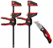 Spaustuvų su pasukama rankena rinkinys BESSEY 300/80 su peiliu DBKPH-EU