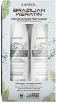 Kareol Brazilian Keratin Post Kit - Šampūnas + Conditioner, 2x300