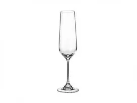 Crystal Bohemia Bohemia taurės šampanui 200ml 6vnt. "Strix"