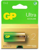 GP ULTRA ALKALINE C/LR14 Baterija. 2 vnt.