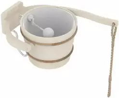 Šalto dušo apsipylimo kubilas Harvia, drebulė, 18 l