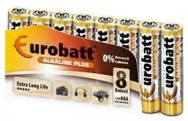Baterija Alkaline Plus AAA LR3-SP8 8vnt