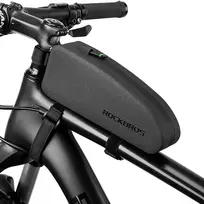 Rockbros AS-019-1 dviračio rėmo krepšys vandeniui atsparus 1.6 l – juodos spalvos