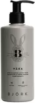 Bjork Vaxa Kids Dušo želė & Šampūnas 2-In-1, 300 ml