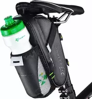 Rockbros C7-1 waterproof dviračio krepšys with saddle mounting 1.5l – juodos spalvos
