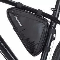 Rockbros B39-2 waterproof dviračio krepšys for frame – juodos spalvos