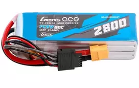 Gens ace G-Tech Soaring 2800mAh 14.8V 60C 4S1P LiPo XT60
