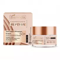 Bielenda Firming Peptides 50+ stangrinantis ir pakeliantis nuo raukšlių dieninis ir naktinis kremas 50ml