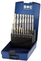 Grąžtas Bohrcraft Spiralinių grąžtų rinkinys KE10 Hardox HSS-E Co8 M42 1-10 mm x0,5 19 dalių