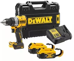Akumuliatorinis suktuvas-gręžtuvas DeWalt DCD800P2LRT-QW; 18 V; 2x5,0 Ah akum.