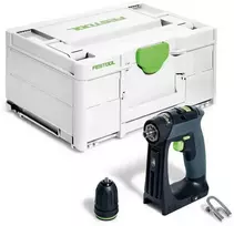 Suktuvas-gręžtuvas Festool CXS 18-Basic 18 V; (be akumuliatoriaus ir pakrovėjo)