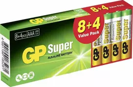 GP Baterija Super AAA / R03 12 vnt.
