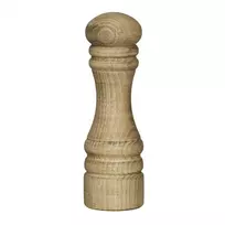 Medinė pipirų ir druskos malūnėlis 17 cm Chess Pro kaštonas AMBITION