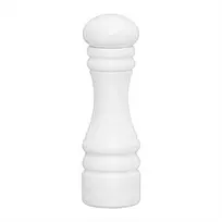 Medinis pipirų ir druskos malūnas 17 cm Chess Pro baltas AMBITION