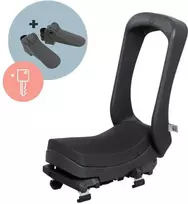 URBAN IKI Junior boot seat Juodas/Juodas SET key lock