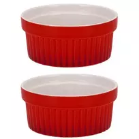Mondex Spalvoti keraminiai dubenėliai, daugiafunkciniai puodeliai 260 ml - 2vnt.