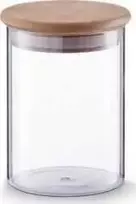 Bamboo Stiklinis indas su bambukiniu dangteliu, 750ml, ZELLER