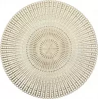 Apsauginis kilimėlis, dekoratyvinis stalo kilimėlis - auksinis, Ø 41 cm, ZELLER