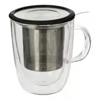 Atmosphera Puodelis su arbatos virimo aparatu, stiklinis, 300 ml