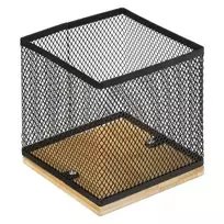 5five Simply Smart Bamboo Rašomasis staliukas, bambuko metalas, 10 x 10 x 10 cm