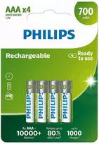 Baterijos - Philips HR03 AAA 700mAh Įkraunamos Baterijos 4 vnt