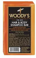 Woody's Hair & Body Šampūnas Bar kietasis šampūnas plaukams ir kūnui, 227 g
