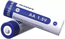 Įkraunamos baterijos R06 / AA 1.5V Xtar 2000mAh (4 vnt. dėžutėje) su apsauga