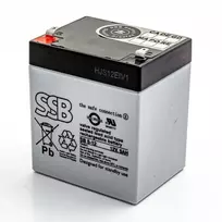 SSB SB 5-12 12V 5Ah AGM Akumuliatorius, nereikalaujantis priežiūros
