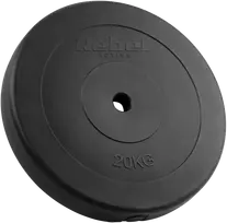 Bitumo apkrova 20kg, skylė 31mm, klasikinė plokštė, REBEL ACTIVE
