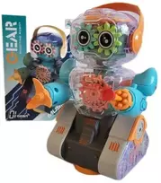 Žaislinis robotas su šviesos ir garso efektais Gear