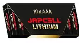Japcell CB9A5 1,5 V AAA ličio baterija, 1200 mAh, 10 vnt. pakuotė