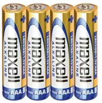 Šarminės baterijos AAA 1.5 MAXELL 4 vnt.