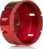 Grąžtas 102 mm deimantinis skylių pjūklas skirtas sausam gręžimui kampiniu šlifuokliu, M14 sriegis, 365 SMART [SM-25-1020]