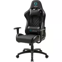 „Onex“ PVC; Nailoniniai ratukai; Metalas | Žaidimų kėdės | GX220 AIR serija | Juodas