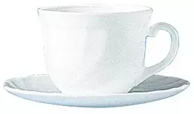 Arcoroc TRIANON kavos ir arbatos puodelio lėkštė 220ml, rinkinyje 6 vnt. - Hendi D6925