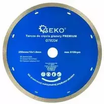 Geko plytelių pjovimo diskas 250 mm x 10 x 1,6 mm (G78334)